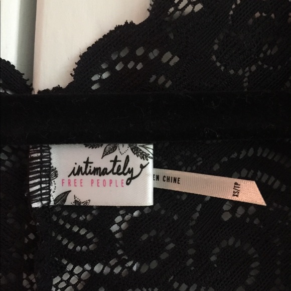 Free People Black Lace Bralette - Picture 3 of 4